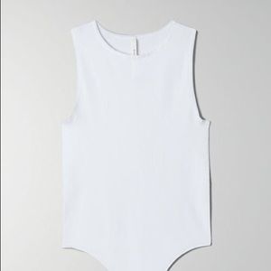 Aritzia babaton white bodysuit (new with tags)